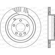 BDR2257.20 OPEN PARTS Гальмівний диск