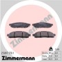 25087.170.1 ZIMMERMANN Комплект гальмівних колодок дисковий гальм