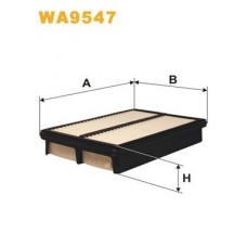 WA9547 WIX FILTERS Повітряний фільтр