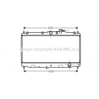 HD2010 AVA QUALITY COOLING Радіатор охолодження двигуна