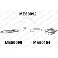 ME50092 VENEPORTE Глушник вихлопних газів кінцевий