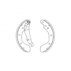 KBS-1403 KAVO PARTS Комплект гальмівних колодок
