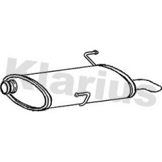 210814 KLARIUS Глушник вихлопних газів кінцевий