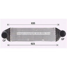 Интеркулер AVA QUALITY COOLING BW4580
