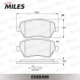 E500498 MILES Комплект гальмівних колодок дисковий гальм