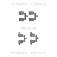 8105 141602 TRISCAN Комплектуючі колодки дискового гальма