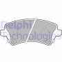 LP1737 DELPHI Комплект гальмівних колодок дисковий гальм