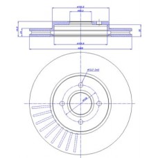 142.225 CAR Гальмівний диск