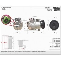 78348 AHE Компресор кондиціонера