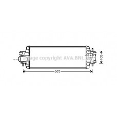 Интеркулер AVA QUALITY COOLING RTA4358