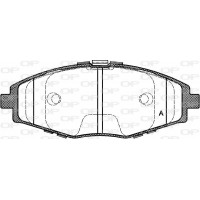 BPA0696.00 OPEN PARTS Комплект гальмівних колодок дисковий гальм