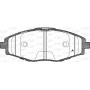 BPA0696.00 OPEN PARTS Комплект гальмівних колодок дисковий гальм