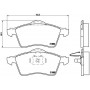 P 85 047 BREMBO Комплект гальмівних колодок дисковий гальм