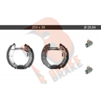 79RBKT0104 R BRAKE Комплект гальмівних колодок