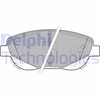 LP2207 DELPHI Комплект гальмівних колодок дисковий гальм