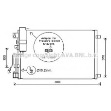 DNA5283D PRASCO Конденсатор кондиціонера