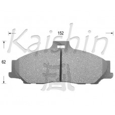 FK3119 KAISHIN Комплект гальмівних колодок дисковий гальм