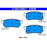 13.0460-5998.2 ATE Комплект гальмівних колодок дисковий гальм