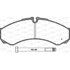 BPA0651.00 OPEN PARTS КомплеК т гальмівних колодок, дискове гальмо
