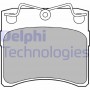 LP785 DELPHI Комплект гальмівних колодок дисковий гальм