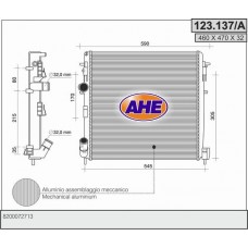 123.137/A AHE Радіатор охолодження двигуна