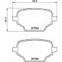 PP-2005AF JAPANPARTS КомплеК т гальмівних колодок, дискове гальмо