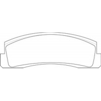 FP0291 FIT Комплект гальмівних колодок дисковий гальм