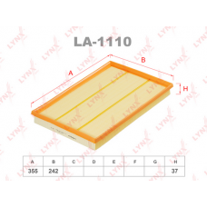 LA-1110 LYNXauto Повітряний фільтр