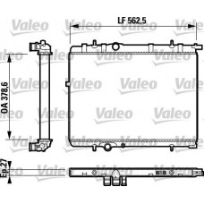 732893 VALEO Радіатор охолодження двигуна