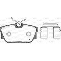 BPA0767.10 OPEN PARTS Комплект гальмівних колодок дисковий гальм