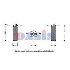 800239N AKS DASIS Осушувач кондиціонера