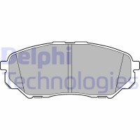 LP3186 DELPHI КомплеК т гальмівних колодок, дискове гальмо