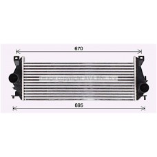 AU4338 AVA QUALITY COOLING Интеркулер
