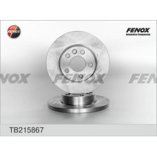 TB215867 FENOX Гальмівний диск