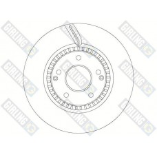 6068845 GIRLING Гальмівний диск
