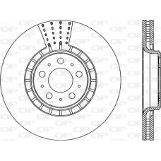 BDR1977.20 OPEN PARTS Гальмівний диск