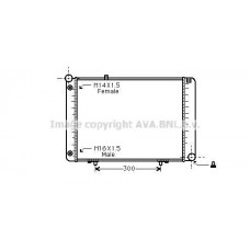 MSA2074 AVA QUALITY COOLING Радіатор охолодження двигуна