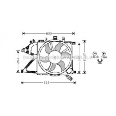 OL7506 AVA QUALITY COOLING Вентилятор охолодження двигуна