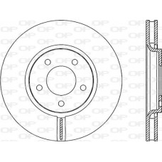 BDR1981.20 OPEN PARTS Гальмівний диск