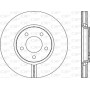BDR1981.20 OPEN PARTS Гальмівний диск