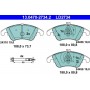 13.0470-2734.2 ATE Комплект гальмівних колодок дисковий гальм