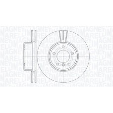 361302040150 MAGNETI MARELLI Гальмівний диск