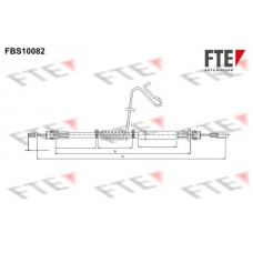FBS10082 FTE Тросик, cтояночный тормоз