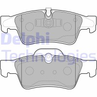 LP2124 DELPHI Комплект гальмівних колодок дисковий гальм