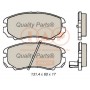 704-07072 IAP QUALITY PARTS Комплект гальмівних колодок дисковий гальм