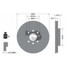 BDS1005 BENDIX Braking Гальмівний диск