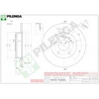 5765 PILENGA Гальмівний диск