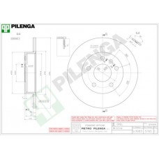 5765 PILENGA Гальмівний диск