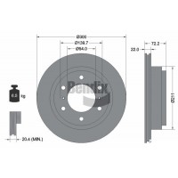 BDS1395 BENDIX Braking Гальмівний диск