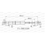 GSR6443.00 OPEN PARTS Газова пружина кришка багажника